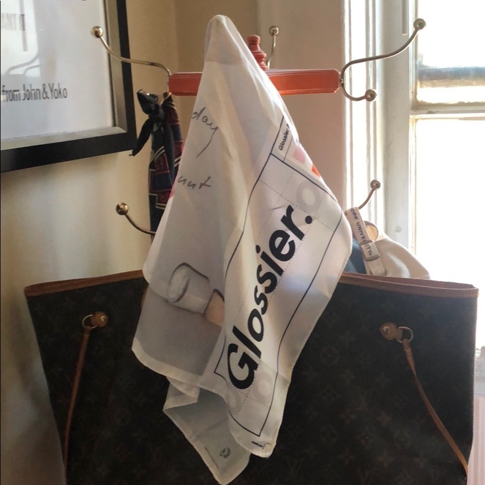 Glossier Balm Dot Com Silk Scarf!